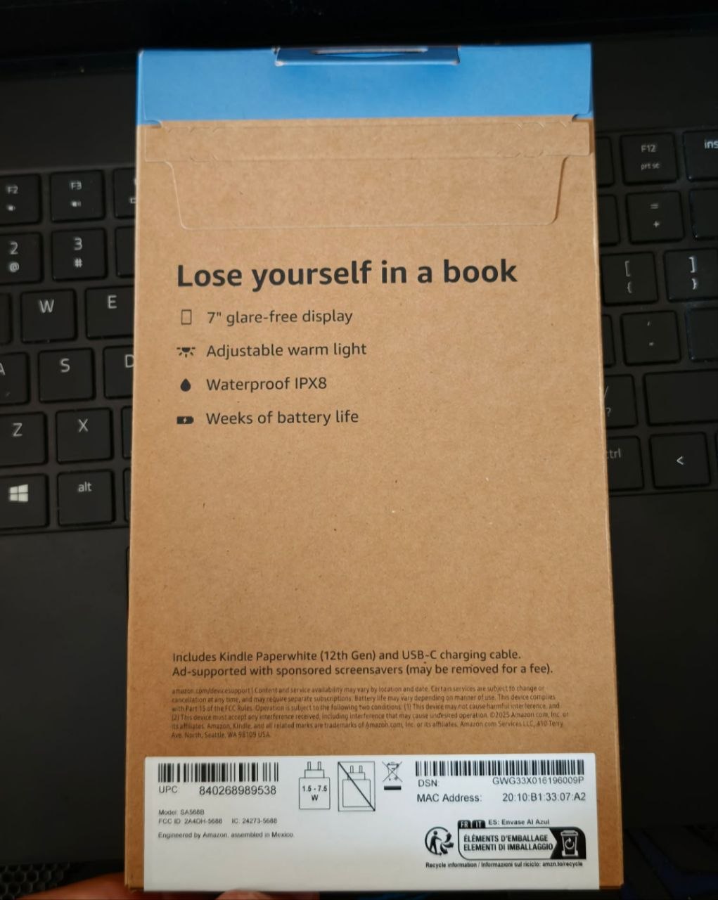 Amazon Kindle Paperwhite 12-го поколения