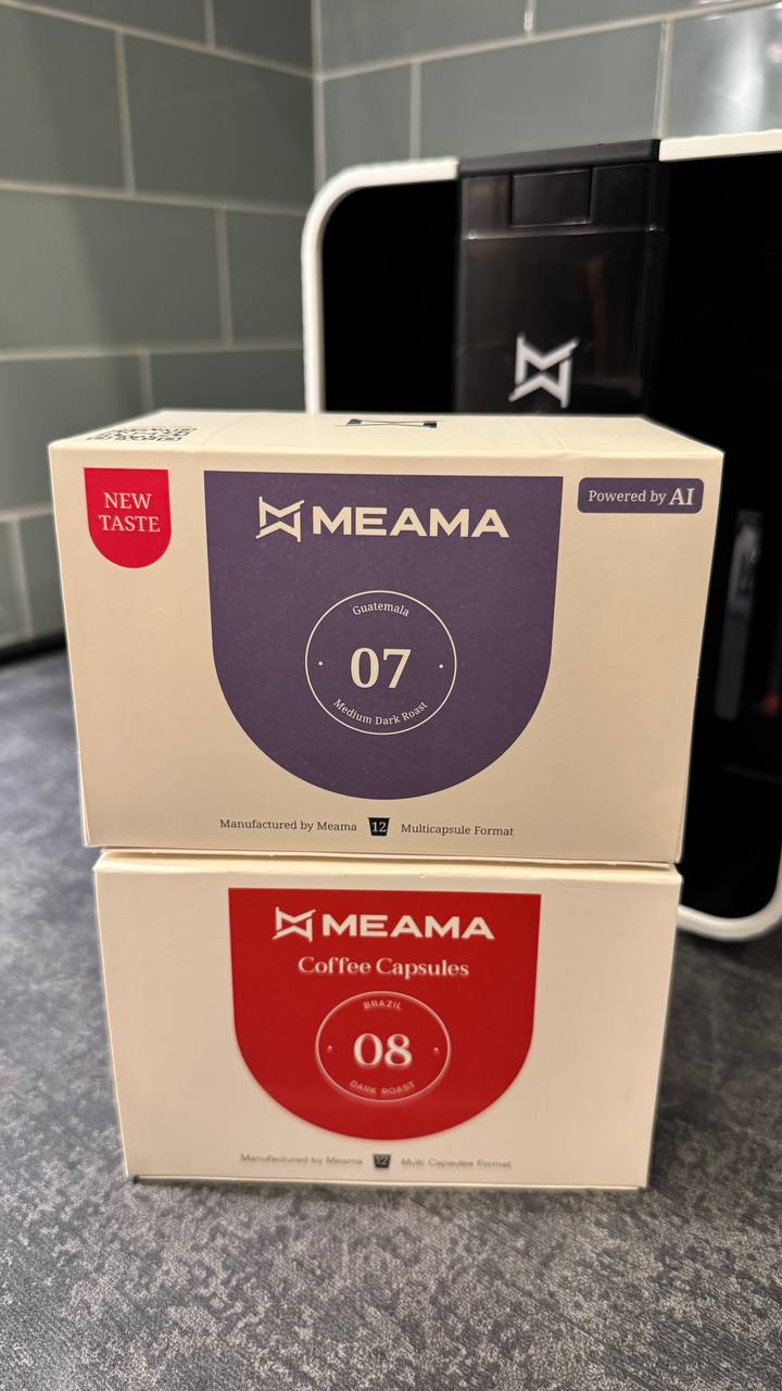 Капсульная кофемашина MEAMA Versatile 2in1 с капсулами и аксессуарами