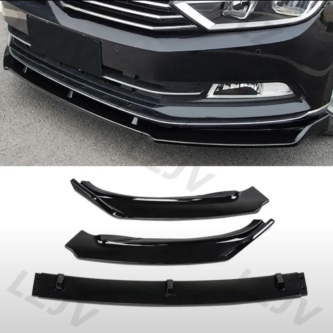 Спойлер под переднюю нижнюю губу для Volkswagen Passat B8 (европейская модель)