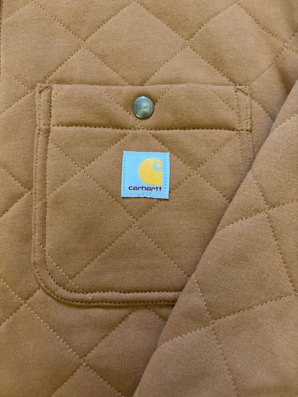 Стеганая куртка-рубашка Carhartt Heavyweight Quilted Snap, размер L