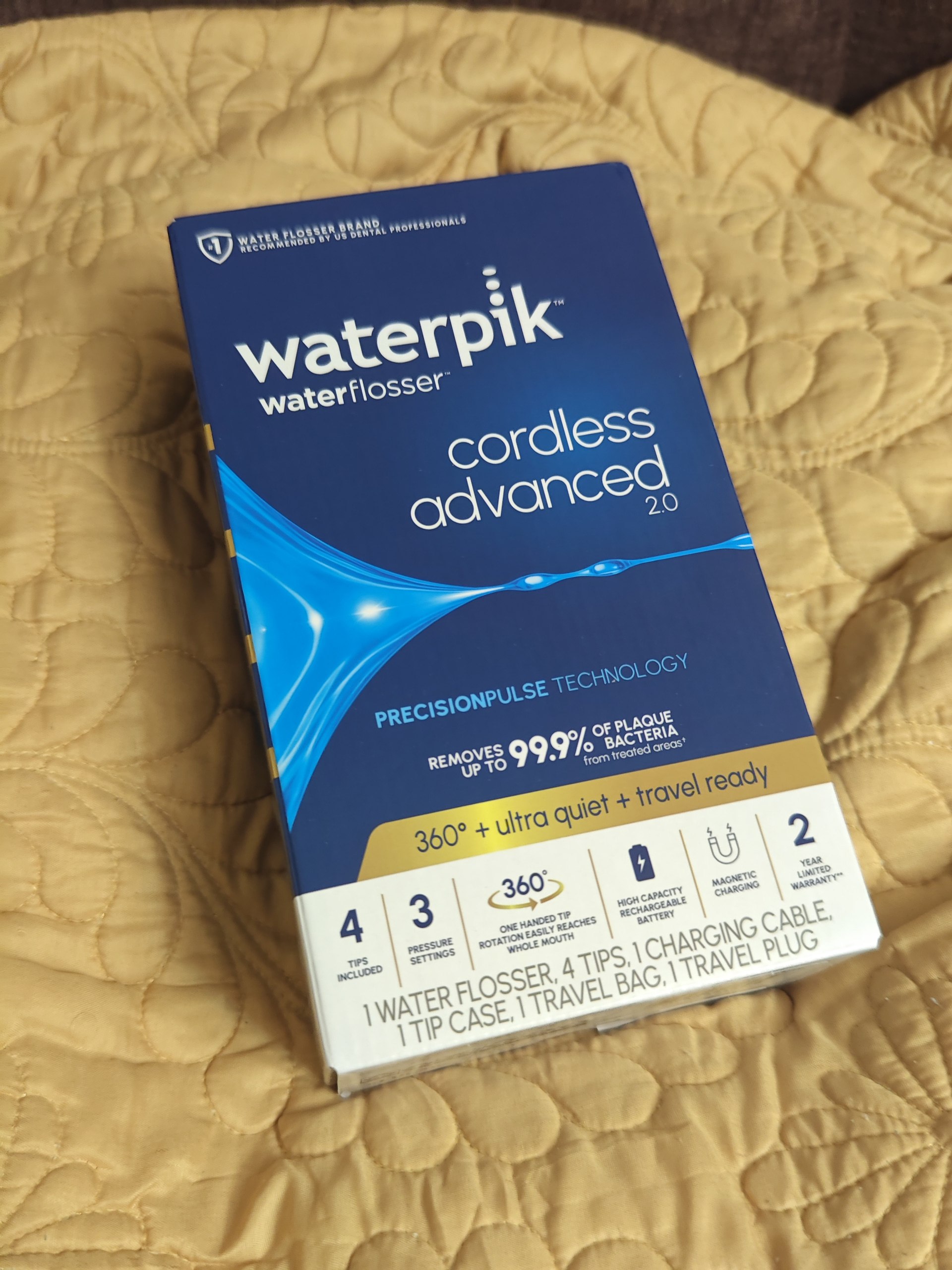 Waterpik Cordless Advanced Portable Water Flosser