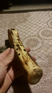 Карманная окарина из кедра, пентатоника, ре-минор