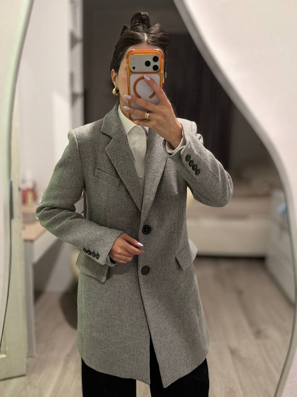 Шерстяное пальто ZARA M/L