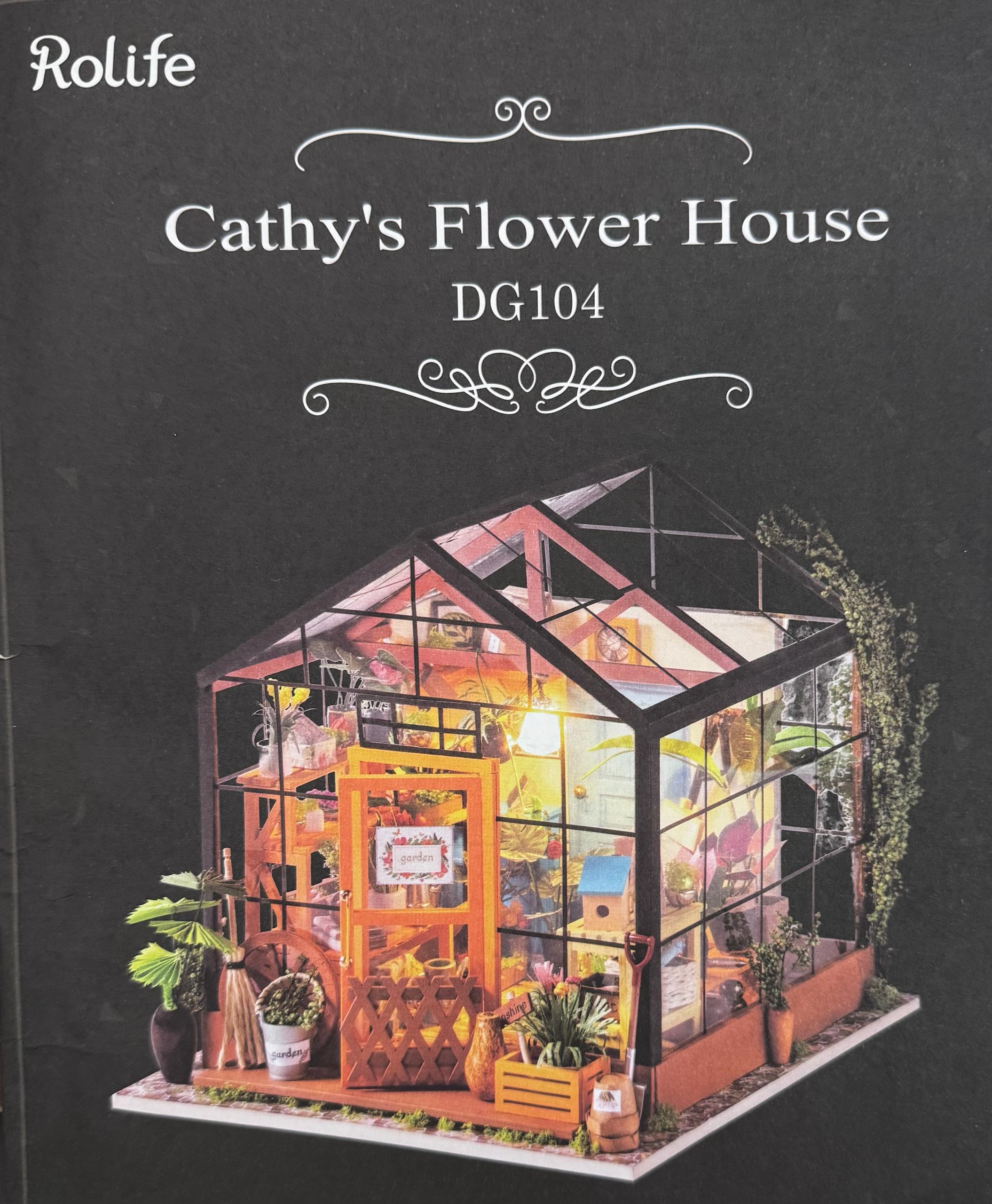 Деревянный 3D-конструктор Rolife DIY Miniature Flower House DG104