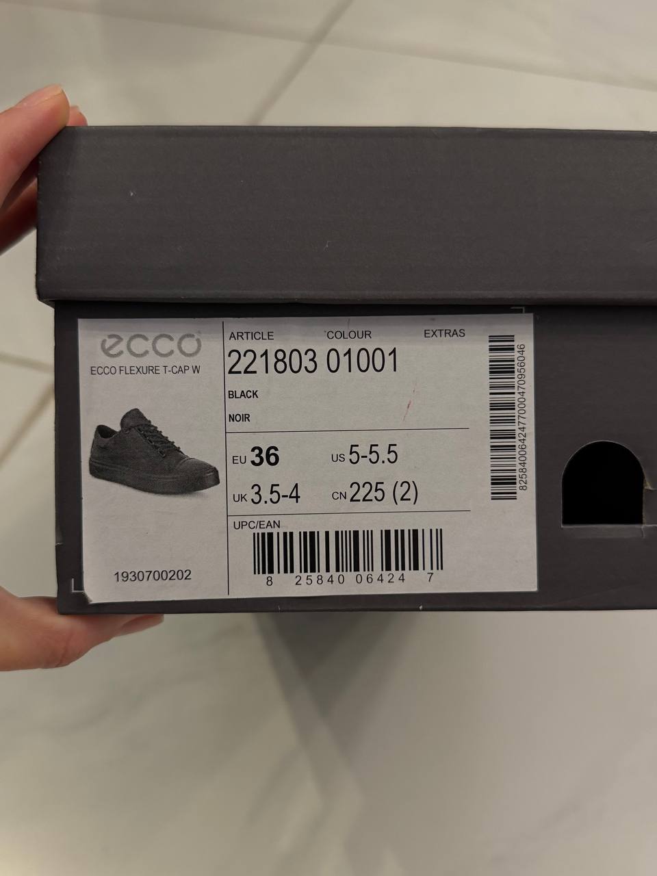 Ecco обувь новая 36 европейский