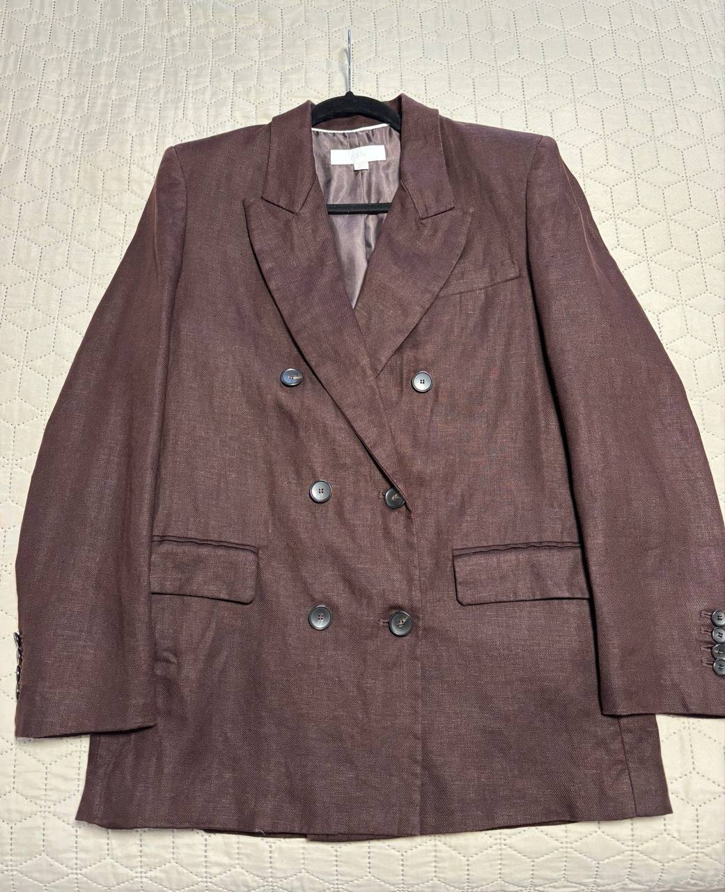 Пиджак Zara 100% лён, размер XS