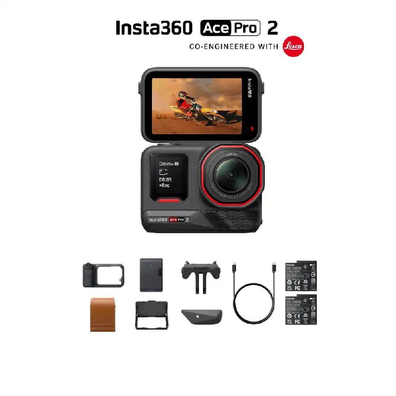 Insta360 Ace Pro 2 + Xplorer Grip Pro + карманный принтер (Flash Print Bundle)