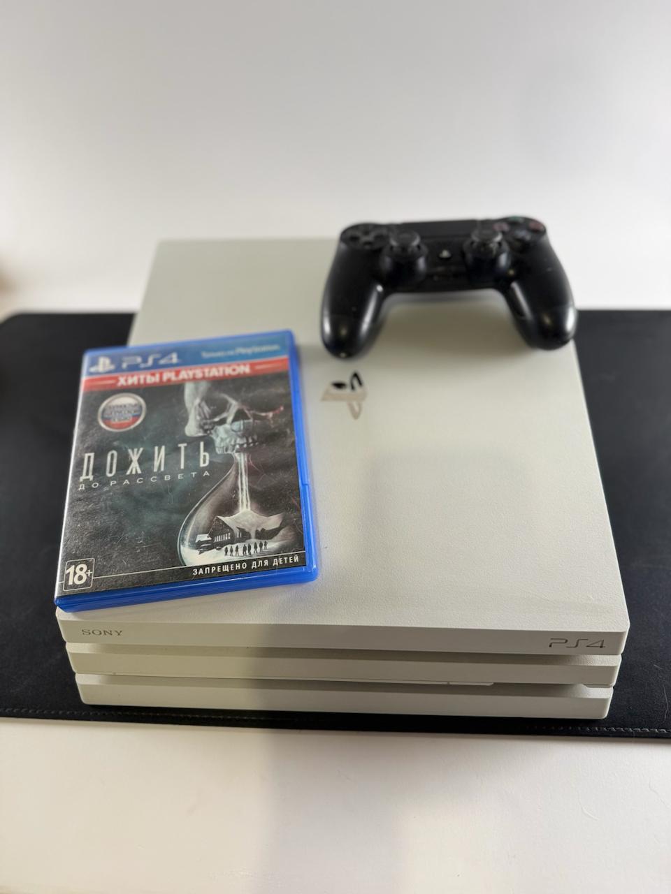 Sony PlayStation 4 Pro с геймпадом и игрой Дожить до рассвета