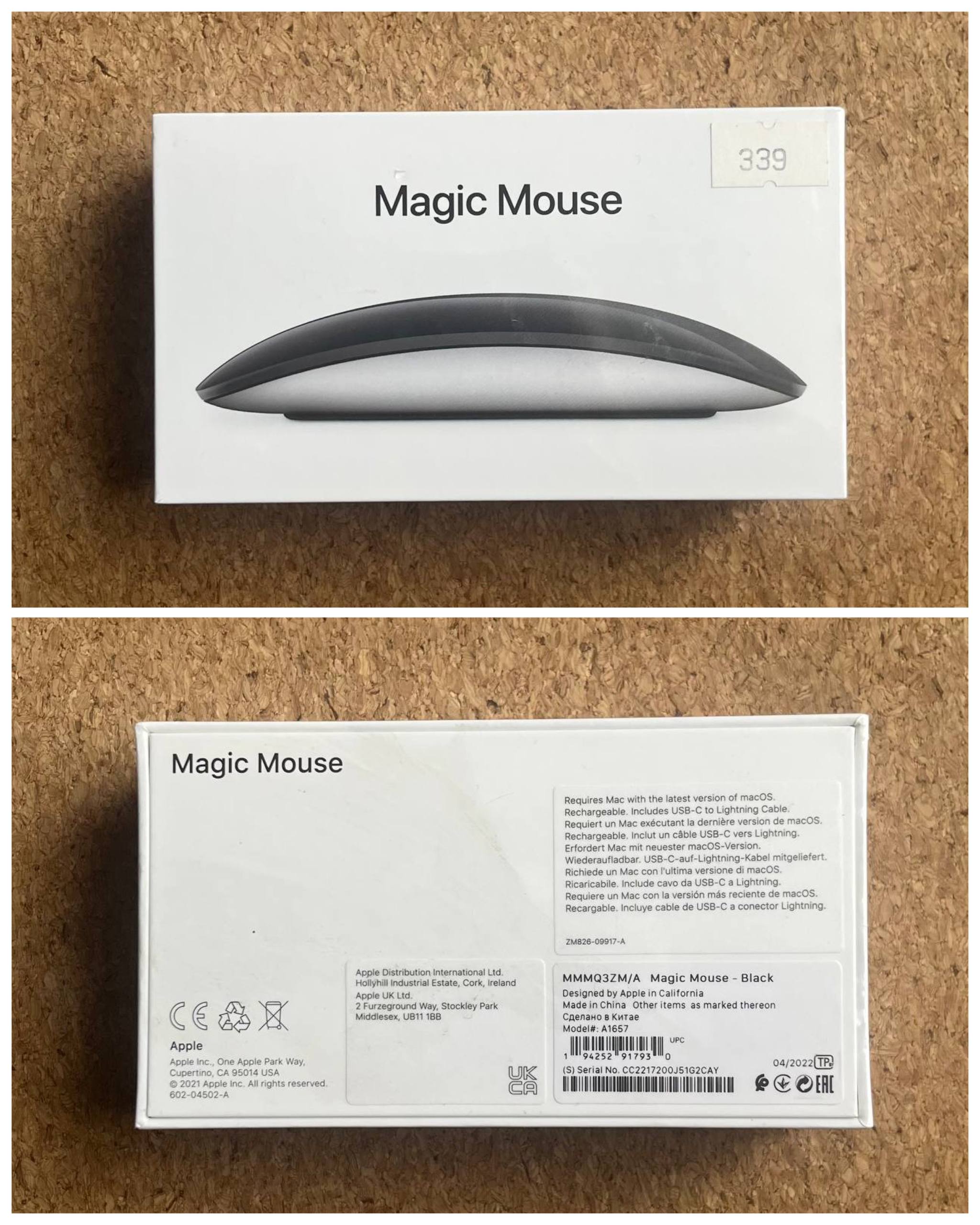 Apple Magic Mouse (черная)