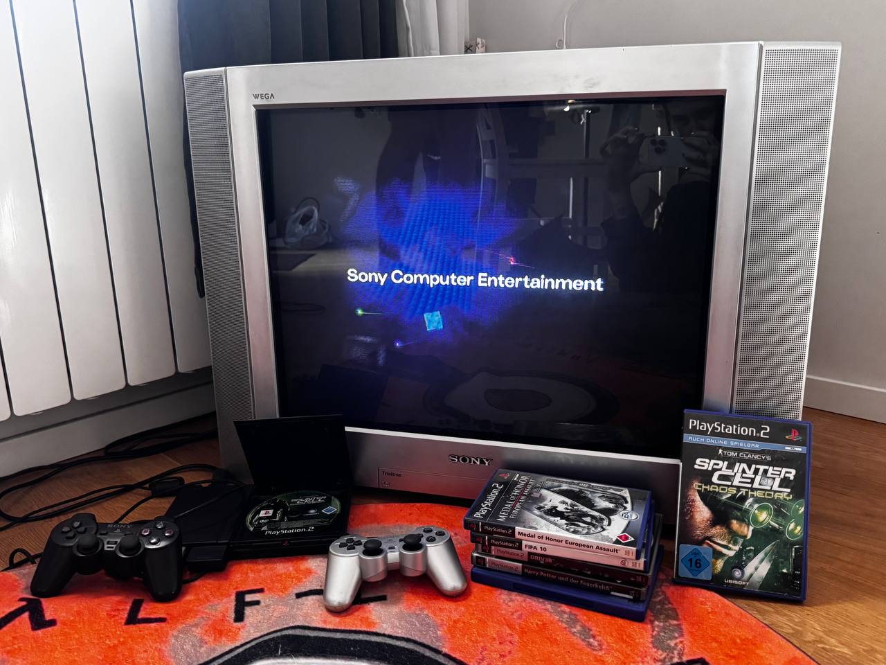 Ретро-сет PS2 Slim + кинескоп Sony Trinitron WEGA