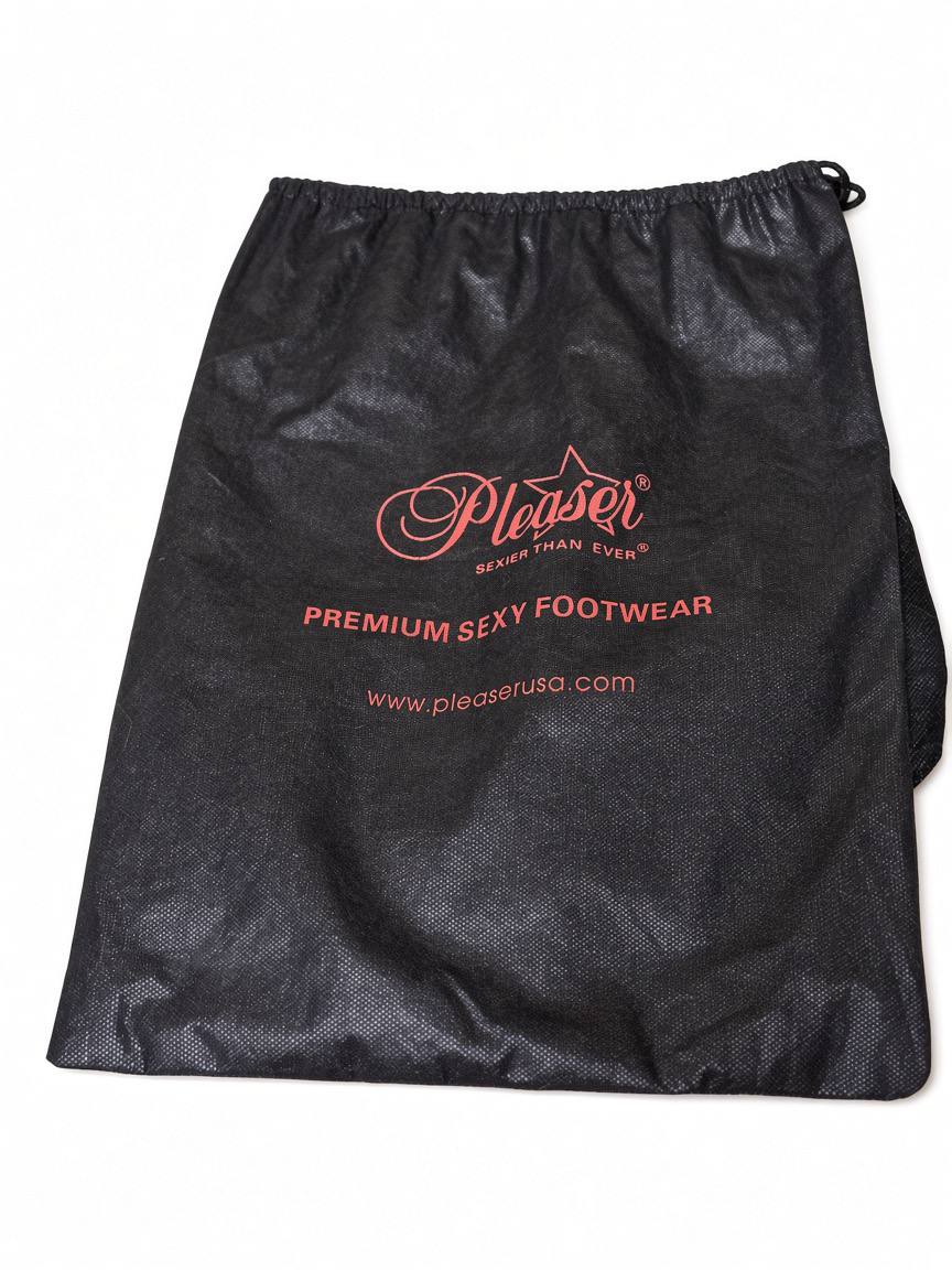 Туфли Pleaser на платформе, чёрные