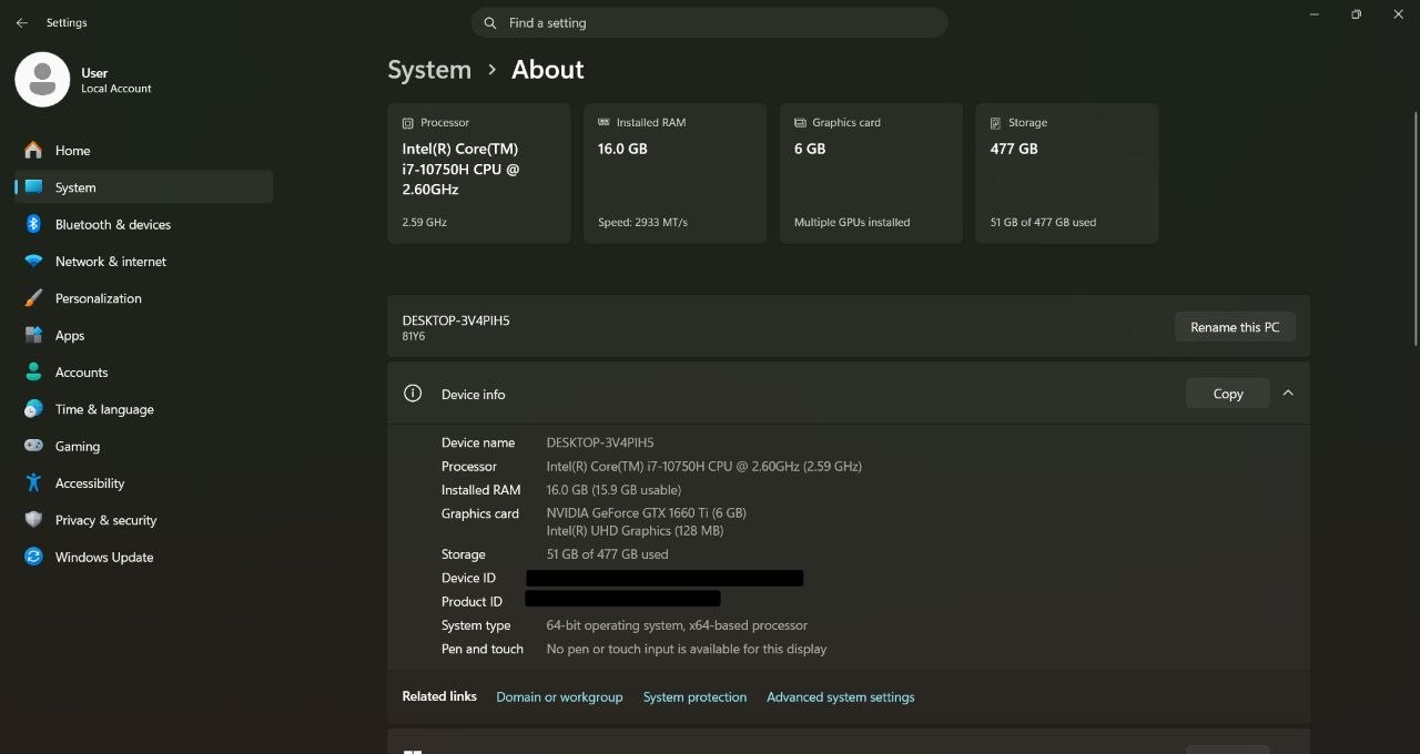 Игровой ноутбук Lenovo Legion 5