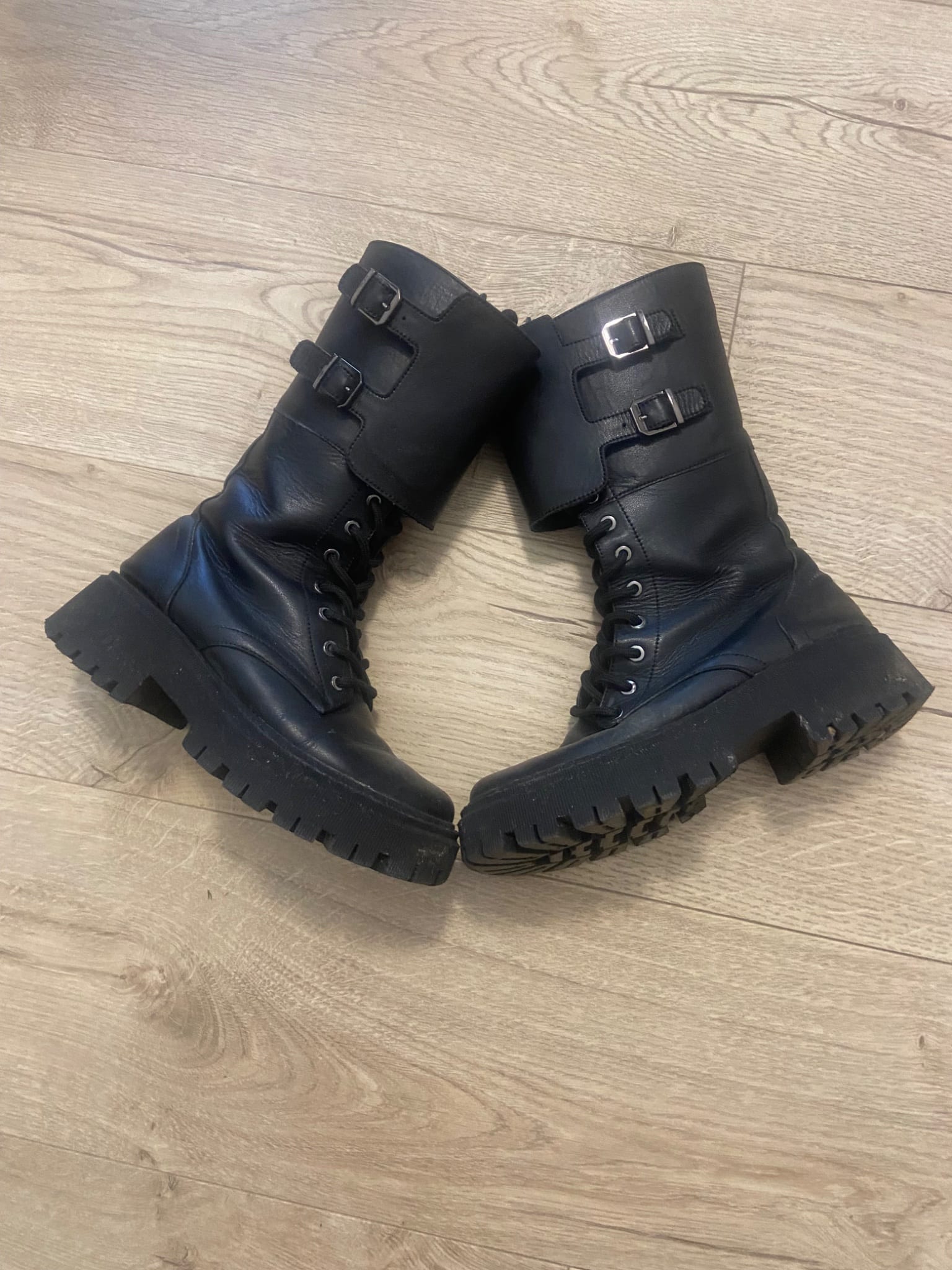 HANDMADE Leather Ankle Boots / Кожаные ботинки ручной работы (HANDMADE)