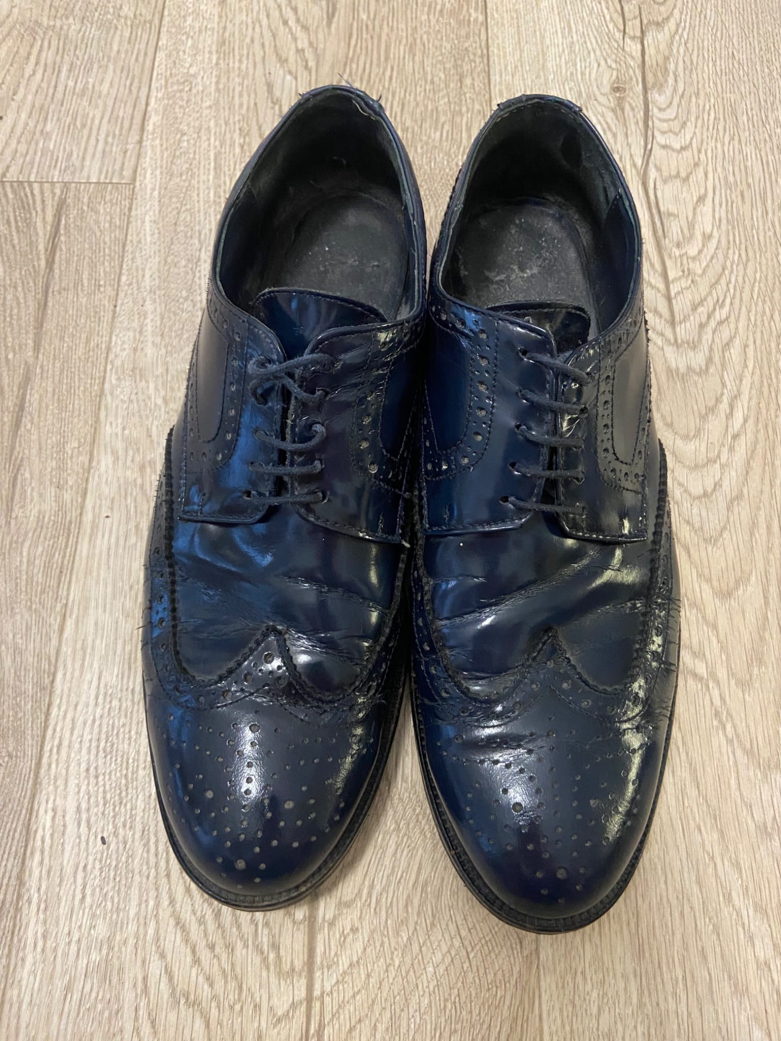 SPADA Men's Leather Brogues (Size 45) / Мужские туфли броги SPADA (Размер 45)