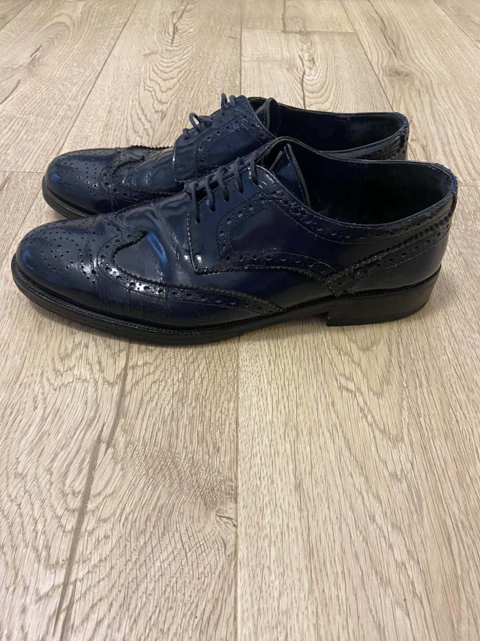SPADA Men's Leather Brogues (Size 45) / Мужские туфли броги SPADA (Размер 45)