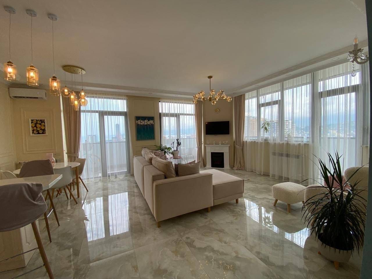 Intourist Residence — аренда квартиры 1+1, 84 кв.м, 24 этаж, вид на море