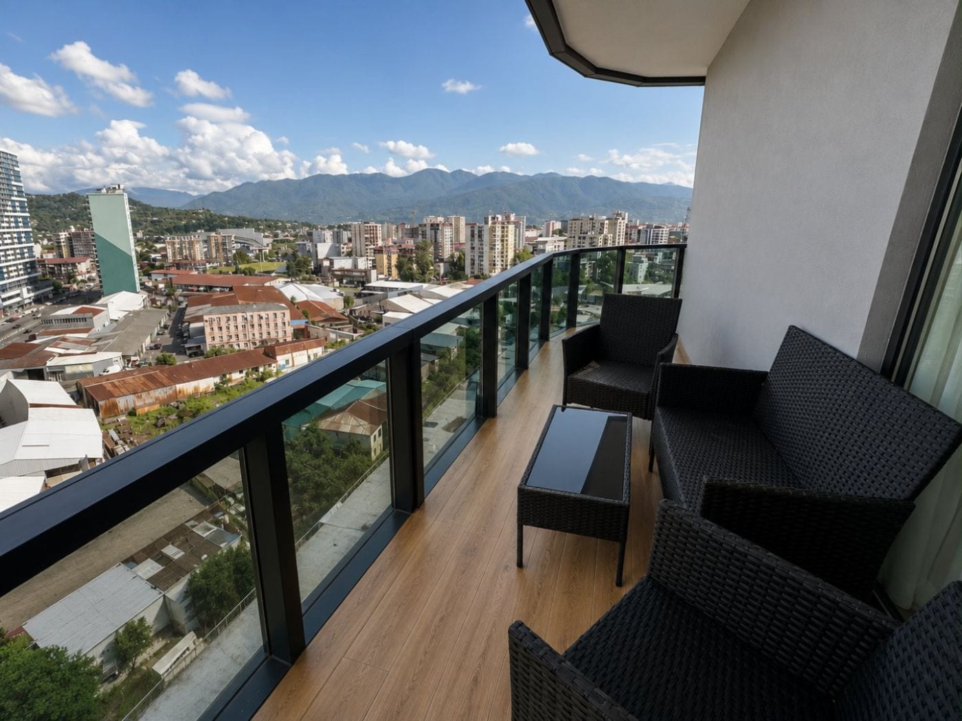 Bagrationi Residence — студия 39 кв.м, 13 этаж, полная меблировка