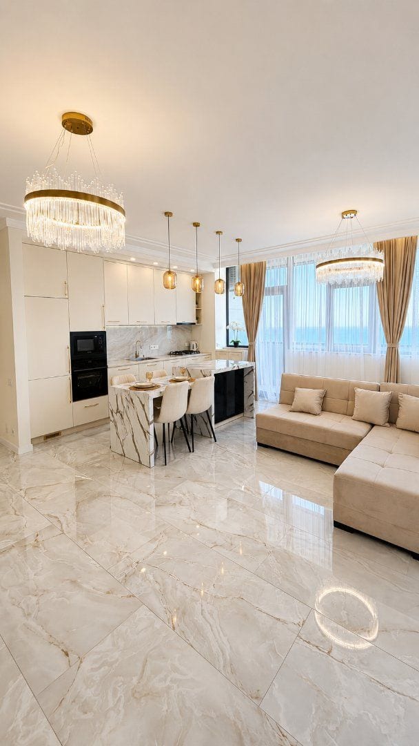 Intourist Residence — квартира 121 кв.м, 30 этаж, панорама моря