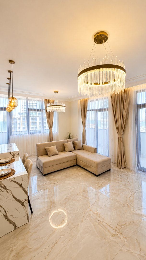 Intourist Residence — квартира 121 кв.м, 30 этаж, панорама моря