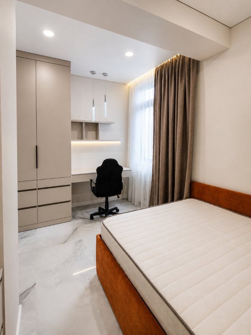 Bagrationi Residence — квартира 2+1, 60 кв.м, 33 этаж, панорамный вид