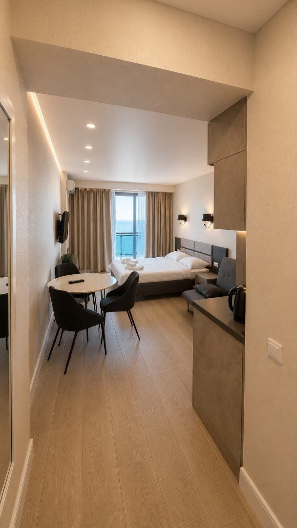 Orbi Beach Tower — студия 32 кв.м, 26 этаж, вид на море