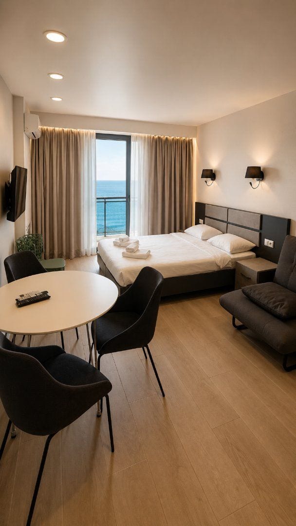 Orbi Beach Tower — студия 32 кв.м, 26 этаж, вид на море