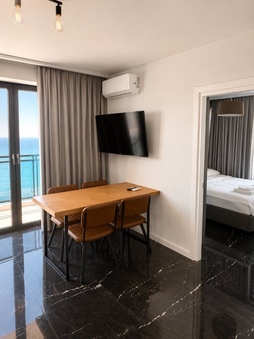 Orbi Beach Tower — квартира 2+1, 70 кв.м, 28 этаж, вид на море