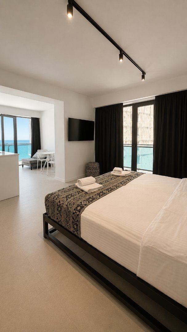 Orbi Beach Tower — квартира 1+1, 58 кв.м, 23 этаж, вид на море