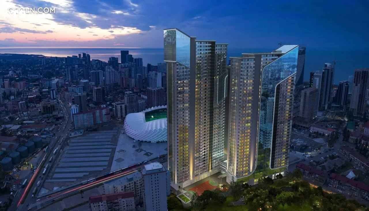 Calligraphy Towers — студия 33 кв.м, 19 этаж, белый каркас