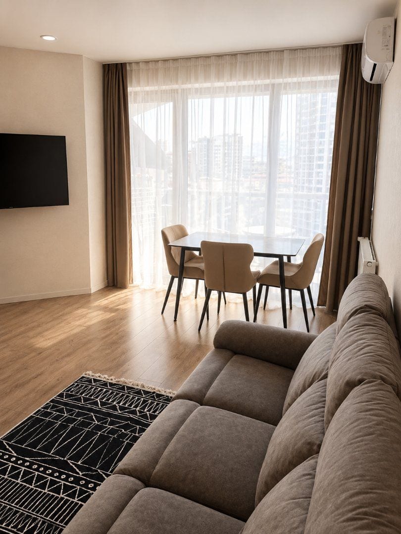 Квартира 41 м², 2 комнаты, Blue Sky Tower, Аллея Героев, Батуми
