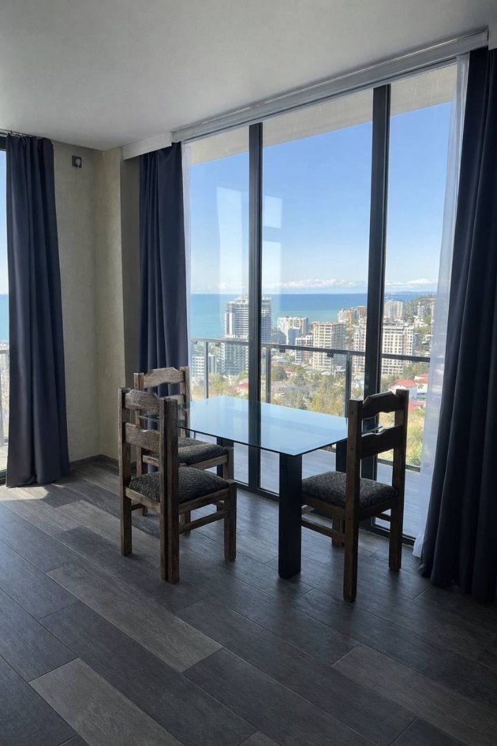 Квартира 65 м², панорамный вид на море, Махинджаури