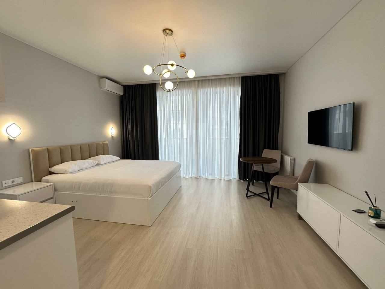 Студия 38 м² в Steps, вид на море, центральное отопление