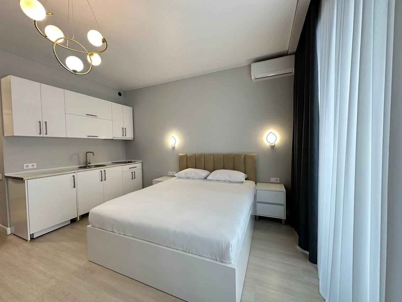 Студия 38 м² в Steps, вид на море, центральное отопление