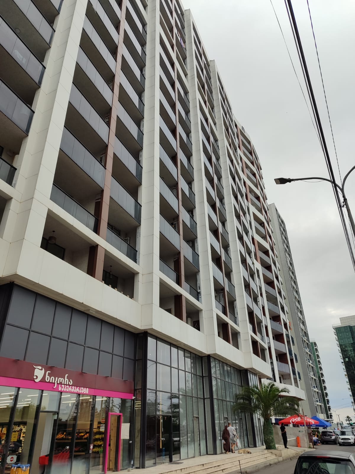 Ande Tower 2 — квартира 44 кв.м, 14 этаж, белый каркас