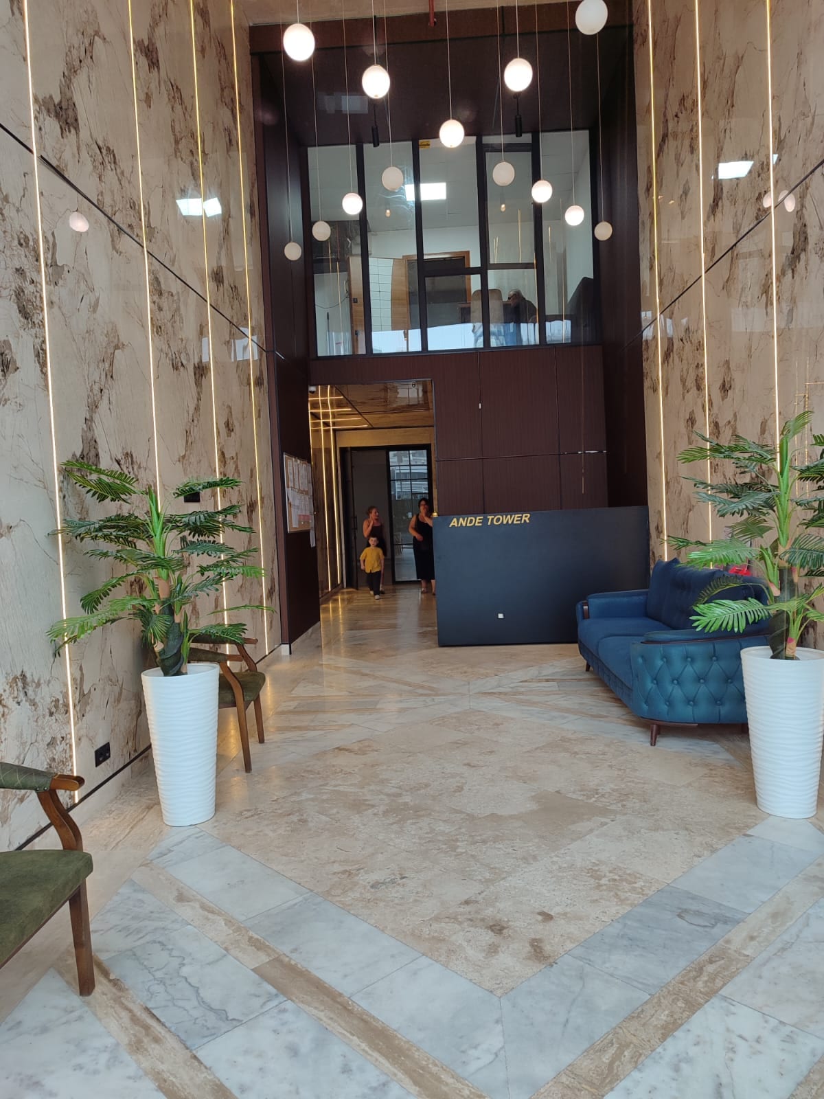 Ande Tower 2 — квартира 44 кв.м, 14 этаж, белый каркас