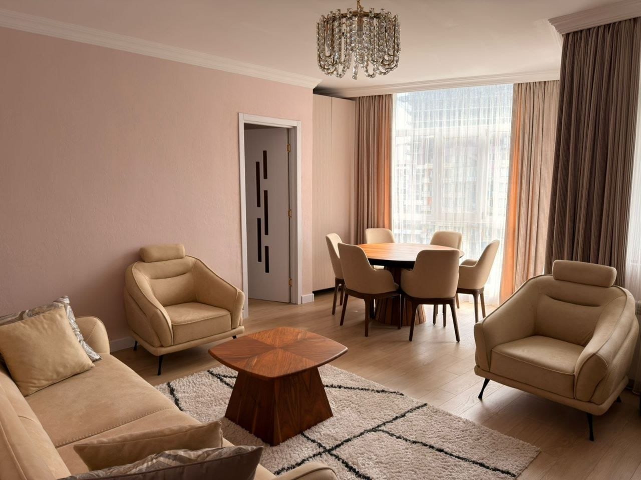 Mega City — квартира 1+1, 55 кв.м, 8 этаж, два балкона