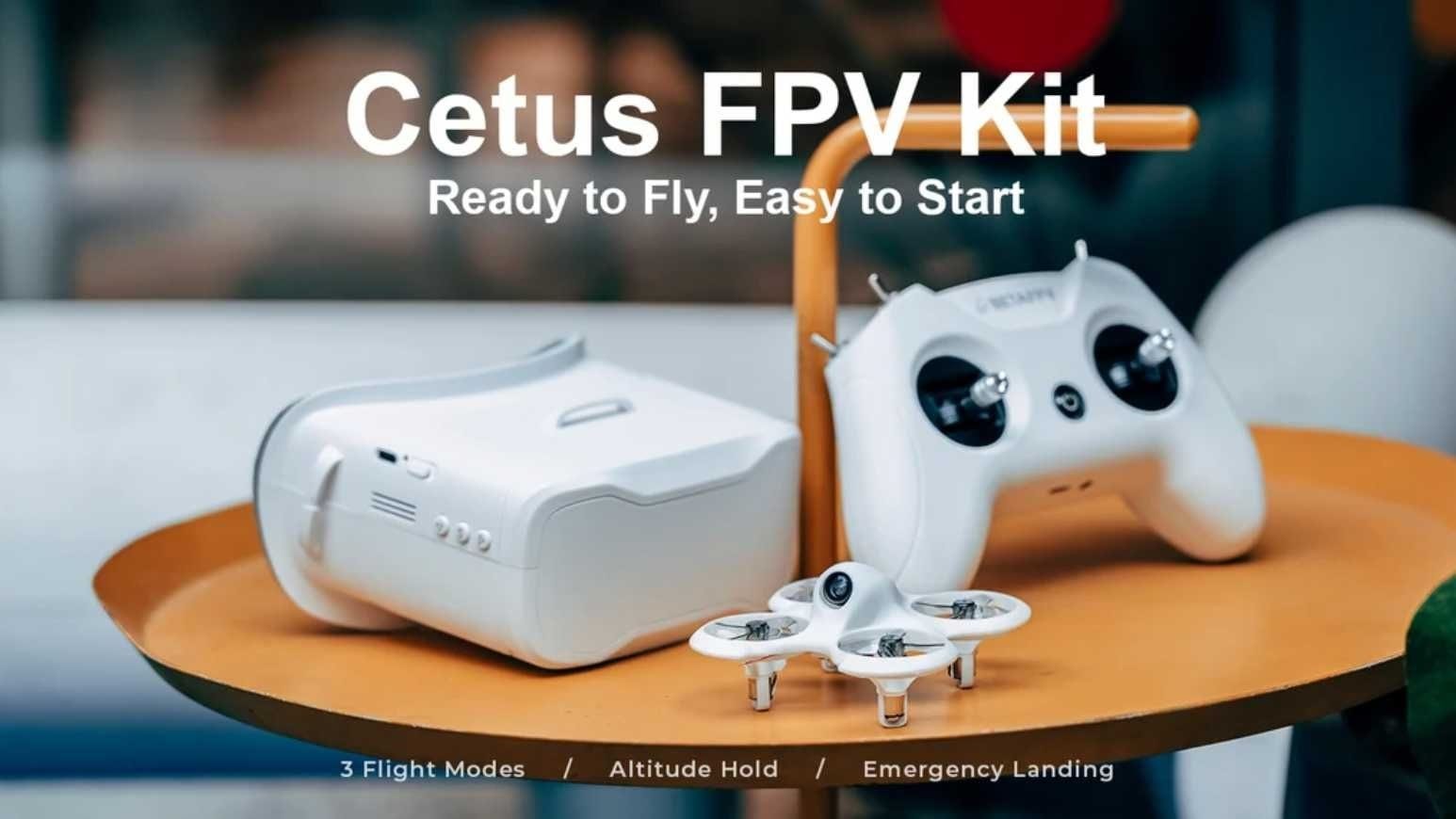 Квадрокоптер Cetus FPV, комплект с очками FPV, дрон