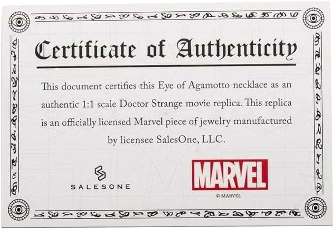 Глаз Агамотто Doctor Strange — интерактивный аксессуар