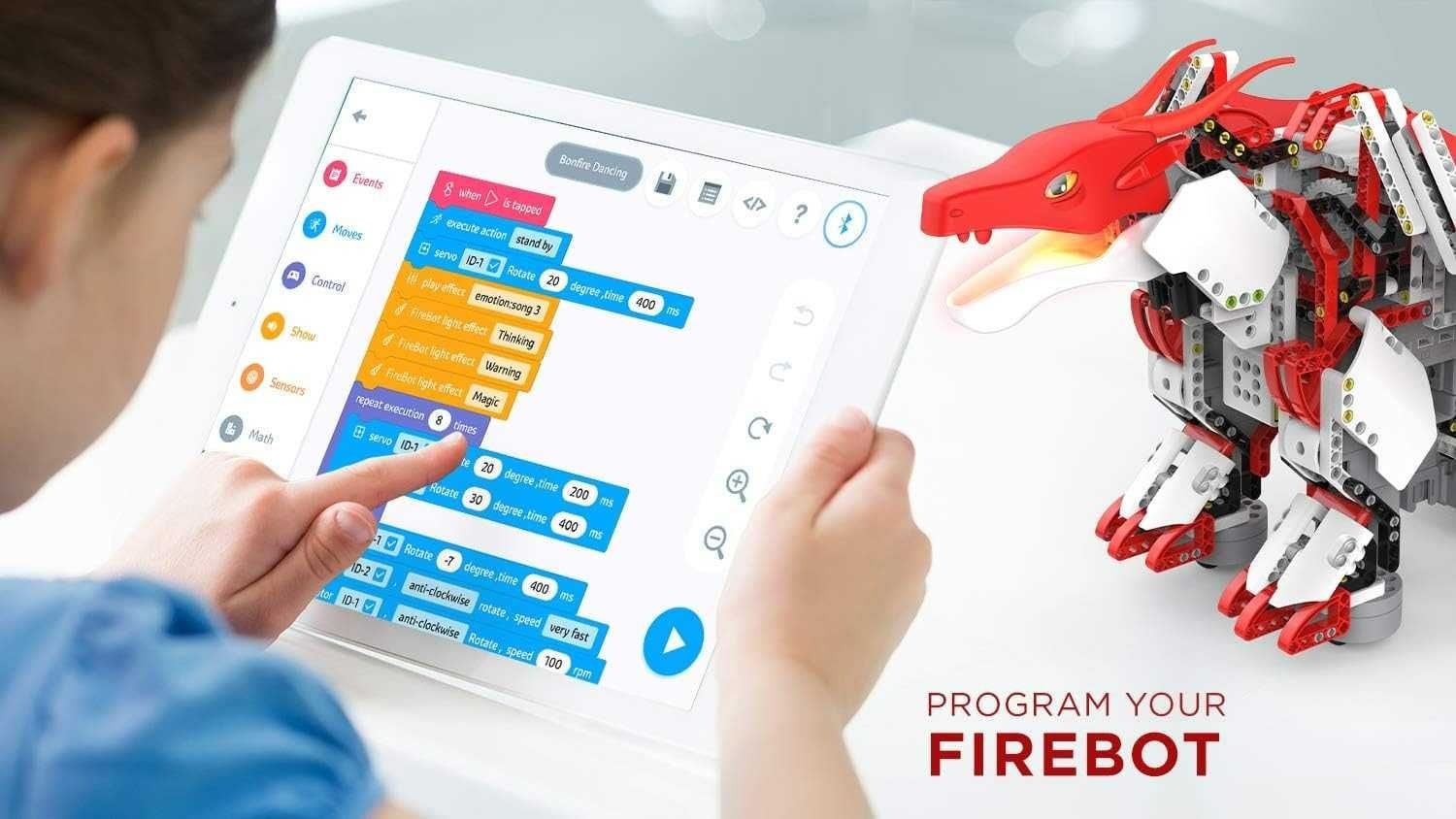 UBTECH JIMU FireBot Kit — робот-дракон с программированием